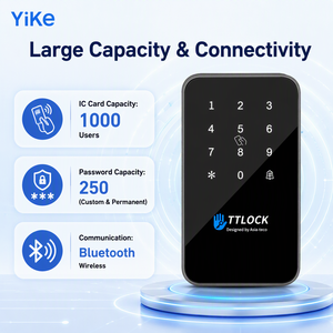 RFID-Zugangskontroll-Tastatur-Controller Kommerzieller Standalone 13,56MHz Tür-TTLOCK-<span class=keywords><strong>App</strong></span> Drahtloser PIN-Code Büro China Fabrik - Product Image 2