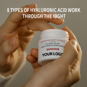 Mascarilla Labial Nocturna Hidratante de Frambuesa Orgánica en Gel, Humectante, Iluminadora y Calmante para Labios Secos y Agrietados, Venta al Por Mayor - Product Image 5