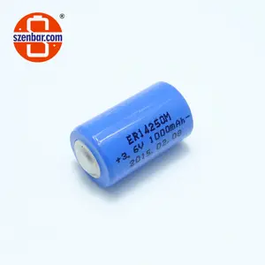 Enbar ER14250M 3.6 v 1/2AA लिथियम गैर-चुंबकीय बैटरी