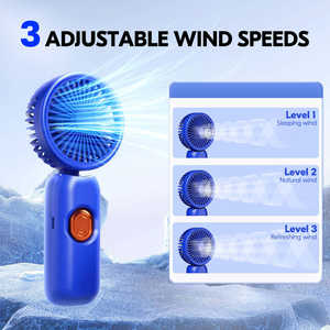 Ons Magazijn Producten Draagbare Kleine Ventilator Mini Usb Oplaadbare Handheld Fans Custom Logo Mini Fan - Product Image 3