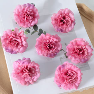 Fermaglio per Capelli con Fiore di Garofano Artificiale, Artigianato Fatto a Mano, Stile Naturale, Ecologico, per Matrimoni, Celebrazioni e Casa - Product Image 4