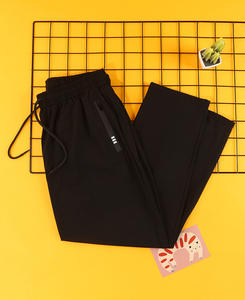 2021 hommes décontracté séchage rapide pantalon confortable taille élastique cordon respirant léger conception grande taille mi-taille Style - Product Image 5