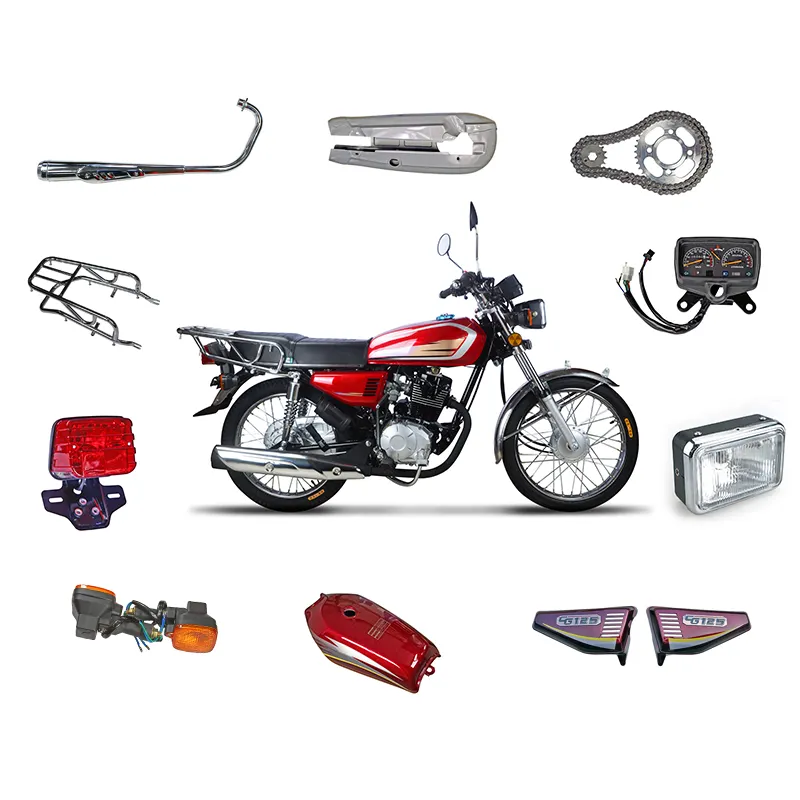 Repuestos Para Motocicletas De Partes Para CG125 CG150 Motos Sanya Sepeda Motor 125 150 Cc