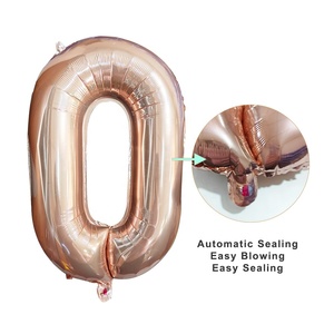 Helio inflable de Metal y oro, globo de aluminio para cumpleaños, 12, 32, 34, 36, 16, 20, 30, 36 pulgadas - Product Image 2