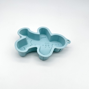 Moule en silicone 3D bonhomme de neige de Noël pour la maison pour la cuisson de la mousse pâtisserie gelée oeuf tarte pain outil de cuisson fait main - Product Image 4