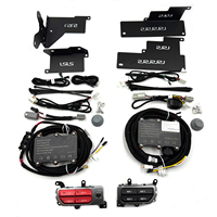 OTTOVOXX Banco de Interruptores Auxiliares de 8 Canales para Jeep JL/JT 2018-2026, Panel Rojo+Negro OEM, Control de Utilidad en Carretera/Todoterreno