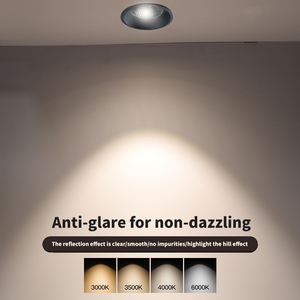 10W 12W IP54 Spot lamba Dia 95*62mm sabit <span class=keywords><strong>Led</strong></span> gömme Spot ışık ev ofis için <span class=keywords><strong>Led</strong></span> tavan Spot