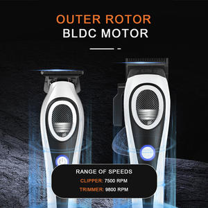 KooFex Nouveau <span class=keywords><strong>Pro</strong></span> Marque Privée <span class=keywords><strong>Tondeuse</strong></span> à <span class=keywords><strong>Cheveux</strong></span> Haute Vitesse Faible Bruit Affichage LED Moteur Sans Balais Externe Kit de Barbier - Product Image 2