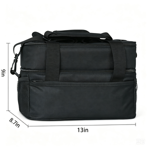 Sac banane pour ciseaux de coiffure, sac bandoulière pour coiffeur, étui à outils de barbier, pochette pour ciseaux de toilettage pour animaux, conception à 7 compartiments pour le toilettage - Product Image 3