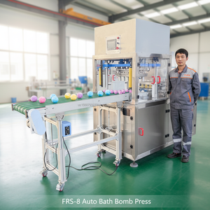 Machine de moulage pneumatique CNC semi-automatique pour bombes de bain et diffuseurs de vapeur, en acier inoxydable et aluminium, avec personnalisation du logo - Product Image 5