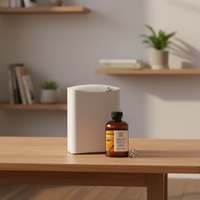 Diffuseur d'arômes biphasique en plastique blanc, contrôlé par application, mural, à piles, 500 ml, pour maison intelligente, CVC et table, garantie 1 an