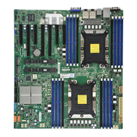 Carte mère de serveur E-ATX MBD-X11DPH-I/T avec double socket LGA-3647 (SocketP) Intel C621 (C622), prise en charge DDR4