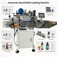 Machine d'étiquetage automatique de bouteilles carrées à haute efficacité, à commande pneumatique, marque GANETAL du Guangdong, facile à utiliser