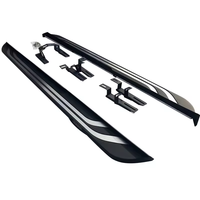 Pièces de châssis automobile XLY, marchepieds latéraux décoratifs sportifs en alliage d'aluminium noir pour WILDLANDER