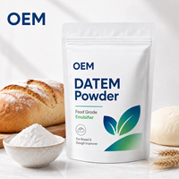 Améliorant de pâte à pain DATEM en poudre, qualité alimentaire, émulsifiant, en vrac, certifié HACCP ISO HALAL KOSHER, durée de conservation de 24 mois