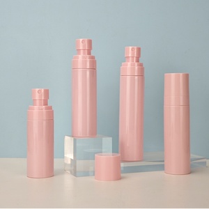Wholesale Factory Price 50ml 100ml Sunscreen <b>Spray</b> <b>Bottle</b> Glossy pink <b>Empty</b> Fine Mist PET Plastic <b>Spray</b> Dispensing <b>Bottle</b> - Product Image 1