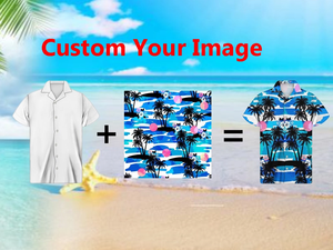 Vêtements personnalisés pour couples, robe moulante imprimé de fleurs hawaïennes de <span class=keywords><strong>Polynésie</strong></span>, robes de soirée grande taille à épaules dénudées pour femmes, chemises assorties pour hommes - Product Image 4