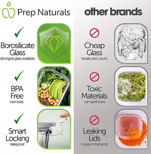 Boîte à lunch en <span class=keywords><strong>verre</strong></span> hermtique, récipients de cuisine en <span class=keywords><strong>verre</strong></span>, rangement des aliments secs, récipients pour le stockage des aliments - Product Image 3