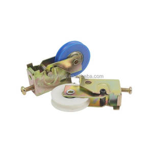 عجلة انزلاقية حديثة التصميم ذات بكرة واحدة بهيكل حديدي وعجلة نايلون، مخصصة للنوافذ والأبواب المنزلقة، قابلة للتعديل، مصنوعة من الفولاذ 4 مم، منخفضة التكلفة - Product Image 3