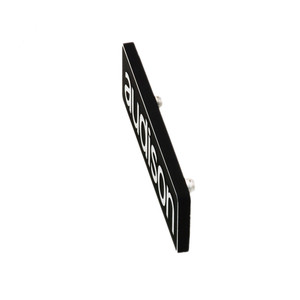 Etiqueta Metálica Personalizada, Adhesivo <span class=keywords><strong>de</strong></span> Aluminio con Corte <span class=keywords><strong>de</strong></span> Diamante para Muebles y Equipos <span class=keywords><strong>de</strong></span> Audio - Product Image 4