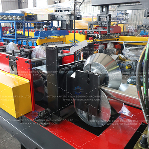 Machine automatique de formage de gouttières en acier galvanisé, machine de fabrication de canaux d'eau, machine de découpe hydraulique <span class=keywords><strong>pour</strong></span> gouttières de drainage de toiture - Product Image 5