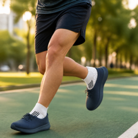 Chaussettes de course athlétiques pour hommes, anti-transpiration, pour marathon d'été