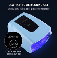 Batterie sans fil 86W rechargeable 36pcs Taiwan Taiwanais lumière LED Gel vernis à ongles sèche-linge séchage rapide sans fil UV Led lampe à ongles