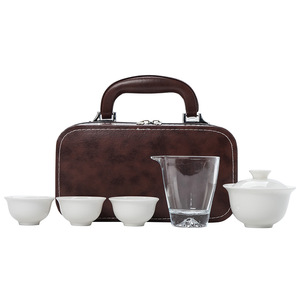 Service à thé en céramique <span class=keywords><strong>de</strong></span> luxe, boîte cadeau, théière et tasses en porcelaine, pour la maison, les mariages, la fête des mères et les cadeaux <span class=keywords><strong>de</strong></span> Noël - Product Image 5