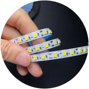 지그재그 smd2835 120leds/m DC12V 1cm 10mm 절단 가능 15 싱글 컬러 작업 분할 분명히 네온 s 타입 led 스트립 2 gen