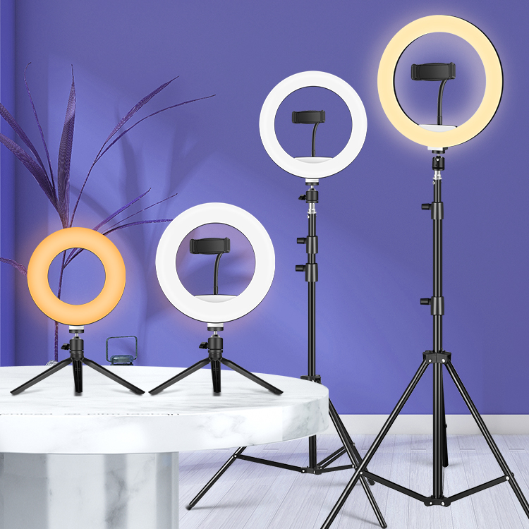 Big Selfie Ring Light 18 Inch Dimmable LED with Tripod