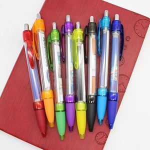 Stylo publicitaire personnalisé avec drapeau déroulant, impression couleur intégrale, papier à l'intérieur, bannière publicitaire rétractable en plastique - Product Image 4