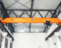 Pont roulant monopoutre de haute qualité, contrôlé par PLC, motorisé, avec chariot monorail, capacité de levage 30t