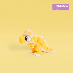 Adornos de Dinosaurios con Temática de Frozen, Impresos en 3D, Multicolores, de Cristal, Hechos a Mano, Regalo Creativo - Product Image 3