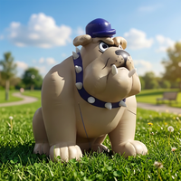 Énorme bouledogue gonflable personnalisé de 3m de haut, animal géant, chien, personnage, événement sportif, publicité, décoration gonflable