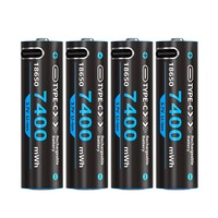 Batería de Litio 18650 de 3.7V Recargable con Puerto Tipo-C de Alta Capacidad para Bicicletas/Scooters Eléctricos, China