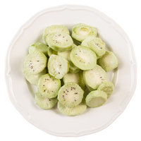 Gefreeze-droogde kiwi-schijfjes 100% natuurlijk zuur geconserveerd fabrieksgroothandel snack in bulkverpakking