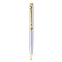 Mini bolígrafo de Metal de lujo personalizado, 0,7mm, ancho de escritura, billetera de bolsillo, planificador, monedero, pasaporte, Hotel, bolígrafos pequeños personalizados
