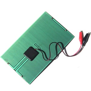 แผงโซลาร์เซลล์ 2.5W 18V โพลีคริสตัลไลน์ 120x94 มม. พร้อมคลิปสำหรับไฟพลังงานแสงอาทิตย์ - Product Image 3