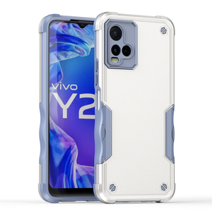 RanTuo Cover per Vivo Y21s Etui Custodia, con Slot per Schede, Staffa Incorporata, Custodia Flip Cover in Pelle PU per Vivo Y21s.(Rosso