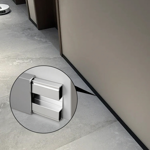 Tùy chỉnh-thực hiện hợp kim nhôm vật liệu trang trí bằng gỗ Ốp chân tường LED dòng thiết bị Ốp chân tường Hội Đồng Quản trị với nhà phòng khách - Product Image 2