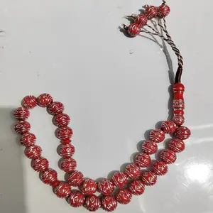 12MM Wholesale Cheapest 33pcs Acrylic Rosary Beads Muslim Tasbih Prayer Beads For Muslim Tasbih Party Decoration