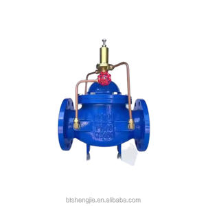 Gaote katup kendali hidrolik, 500X flens, tipe diafragma besi otomatis, katup pengatur gelombang/tekanan 2 inci - Product Image 3