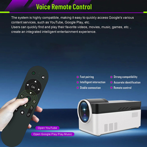 Projecteur à succès avec mise au point automatique, correction automatique de la distorsion trapézoïdale, prise en charge 4K, 2G+32G, haut-parleur intégré, commande vocale pour réunions de bureau - Product Image 5