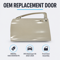 Pour BYD Destroyer 05, panneau en acier OEM pour porte avant, logo personnalisé et emballage disponibles, OE NO.HAD-6101010