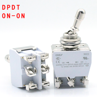 Interrupteur à bascule SPST SPDT 16A 250VAC 2 broches 3 broches 6 broches On-off/on-on/on-off-on 3 positions 3 broches Interrupteur momentané DPDT
