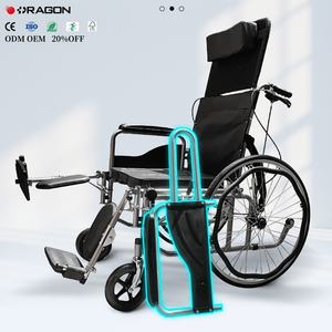 Sedia a Rotelle Manuale Dragon DW-MW2411 in Lega di Alluminio - Design Pieghevole Leggero con Braccioli Reclinabili Certificata <span class=keywords><strong>CE</strong></span> - Product Image 5