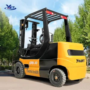 All Terrain Electric Forklift 3 TON 2 Ton Truck Pallet Motor Electric Stacker Forklift Truck