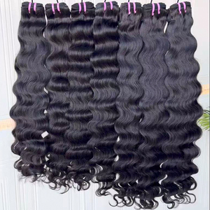 Lots de Cheveux Humains Vierges Naturels Ondulés et Mouillés du Cambodge – Vente en Gros - Product Image 3