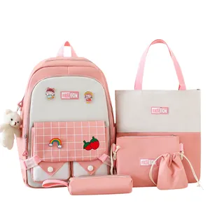 2024 Factory Hot Sales Volume high school backpack .kids backpack and lunch box sets.kids schoolbag set. bag school