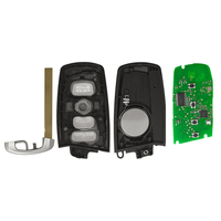 Clé de voiture à distance XNRKEY 3 boutons 315/433/868MHz pour BMW F Chassis 1 3 5 7 X1 X3 X4 X5 X6 M2 Puce ID49 PCF7945/7953 CAS4 CAS4+ FEM